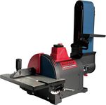 BUCKTOOL Professional Bench Belt Sander for Metal 4 in. x 36 in. Belt and 8 in. Disc Sander with 1HP Direct-Drive Motor, BD4802