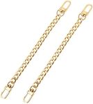 Bag Strap Extender Penta Angel 2Pcs 7.9 Inch Short Purse Chain Strap Replacement for Shoulder Cross Body Bag Handbag Crafts, Gold, 20 cm
