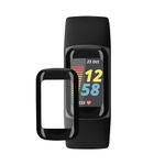 kwmobile Protective Film Compatible with Fitbit Charge 5 Screen Protector - 2X Smart Watch Protector Anti-Fingerprint