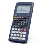 NEWYES Graphing Scientific Calculator with Protective Slide Case - High-Res Screen Function Calculator for GCSE, A-Level, AP Calculus - Ideal Exam Stationery for Students & Teachers (Dark Blue)