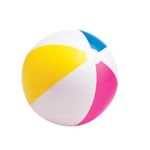 KidsZeeNie® Childrens Outdoor Indoor Play Inflatable PVC Colorful Panel Beach Ball for Best for Kids Poolside Water and Beach Fun Light Weight Soft Vollyball Handball Ball Toy (Glossy Ball -51)