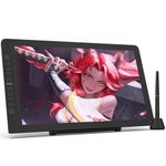 VEIKK Studio VK2200 Pro Graphic Drawing Pen Display Tablet with Screen Full Laminated Screen & Tilt Function Battery-Free Stylus, 8192 Pen Pressure | 2 Quick Dials and 8 Shortcut Keys Display, Black