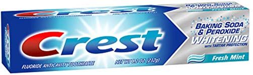 Crest Baking Soda & Peroxide Whitening with Tartar Protection Striped Toothpaste - Fresh Mint, 230g (8.2oz)