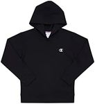 Champion Unisex Kids CH ROCH JNR BASE HD Hooded Sweatshirt, Black, 12 US