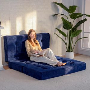 MAXYOYO Double Folding Mattress – 135x190cm Portable Bed