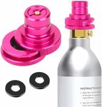 CREECHWA Quick Connect Adapter for Soda Sparkling Water Maker, Compatible with Duo Terra Art Soda Maker, Easy to Use Adapter for CO2 Cylinder with TR21-4 Male Thread, Made of Strong Aluminum Alloy