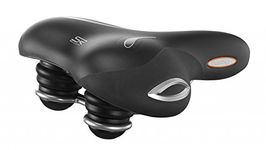 Selle Royal Lookin Relaxed Bike Saddle - Black, 26 x 22.8 cm