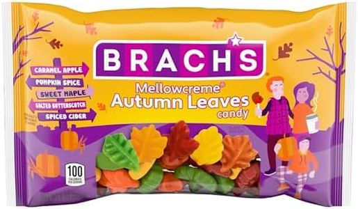 Brach’s Mellowcreme Autumn Leaves Candy, Halloween Candy, 8 oz Bag