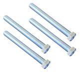 M8 (8mm x 80mm) Hex Square Bolts Fully Threaded (10pcs Bolts Only)