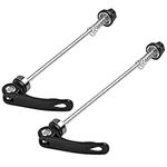 Dokpav 2 Pcs Bike Quick Release Skewers Front & Rear Wheel Hub for Road Mountain Bicycle(Black)