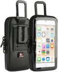 TXEsign Travel Carrying Case Bag with Clear Window for iPod Touch 7th /6th /5th Generation and iPhone 5/5s/5c, Protective Storage Bag Organizer for MP3 MP4 Music Player Carry Pouch Bag