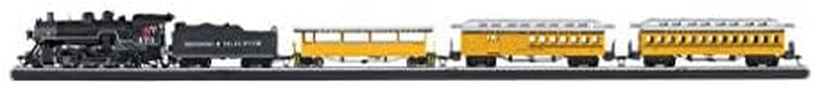 Bachmann Trains - Durango & Silverton Ready To Run Electric Train Set - HO Scale, Yellow