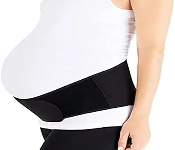 Belly Bandit – Upsie Belly Pregnancy Support Band – Maternity Belly Belt – Belly, Pelvis and Back Support for Pregnant Women, Black, Small