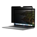 Belkin Privacy Screen Protector for MacBook Pro/Air 13'' with Anti-Glare & Ultra-Thin & Bubble-Free, Simple and Flawless Application, Full Screen 2-Way Privacy, Clear (OVA013zz)