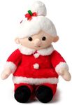 Bearington Mrs Santa Claus Stuffed Christmas Plush, 15 Inch Santa Plush