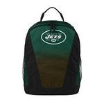 FOCO NFL New York Jets Logo Gradient Print Primetime Deluxe Backpack, Team Color, Standard, One Size