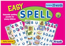 Frank Easy Spell – 4 Boards with 3 Letter Words & 4 Letter Words Puzzle - Early Learner Spelling Puzzles for Kids 4 Years and Above -Fun & Educational Toys and Games- 10107