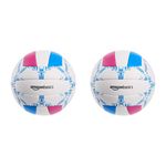 Amazon Basics Recreational Volleyball - Size 5, White