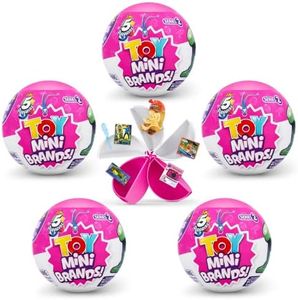 5 Surprise 77241-B Toy Mini Brands Series 2 Wave 2 (5 Pack) Mystery Collectible Capsule