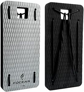 FOCEAN Boat Fender Boat Bumpers Fenders with Ropes, EVA Foam Boat Bumpers for Pontoon Boat Bass Boat and Jon Boat, Grey, 23.6"x11"x2.4", 2 Pack