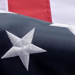 VICDRIA American Flag 30x60 Ft, Outdoor Premium US Flags, Heavy Duty Durable, 420D Polyester, Embroidered Stars, Brass Grommets