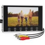 DigitPro VHS to Digital Converter 3.0, 5" Convert VHS to Digital, 4K VCR HI8 8MM Tapes VHS Player DVD Camcorder Mini DV Cassette Tape Analog Video to Digital Converters to Computer/PC/USB/SD Card