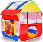 BabyGo Playhouse Foldable Kids Children's Indoor Outdoor Pop Up Play Tent House Toy (Multicolour)