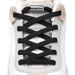 Handshop 2 Pairs Elastic Shoe Laces for Kids and Adults, No Tie Shoelaces for Trainers, Running Shoes, Sports Shoes Black 125cm