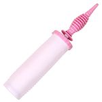 ouyili Handheld Balloon Pump Two-Way Dual Action - Effortlessly Inflate Balloons with Our Perfect for Parties and Events (Pink 1 Piece)