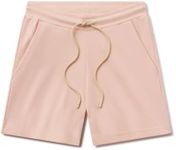 MON CHOU Women’s 100% Organic Peruvian Pima Cotton Shorts – 4" Inseam, Relaxed Fit, Elastic Drawstring Waist – Loungewear (Bloom, Medium)