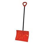 Bigfoot Emsco Group 1197-1 18 in. Snodozer Snow Shovel Metal Handle and D-Grip - Orange