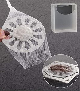 FSSSCPD 200 Pack Disposable Mesh Hair Catcher Shower Drain,Shower Drain Cover Net Hair Catcher for Bathroom,Anti-Clogging Sink Strainer for Tub,Easy Use Room Home Accessories