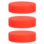 BESPORTBLE Kids Outdoor Toys 3Pcs Ice Hockey Puck Orange Hockey Pucks for Practicing Training (Orange) Kids Gaming Desk