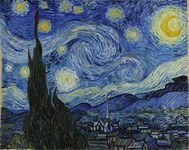 Tallenge - The Starry Night - Best Of Vincent Van Gogh Collection - Small Poster Paper (12 X 17 Inches) (Multi)