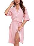 COLORFULLEAF Womens Short Robes Bam