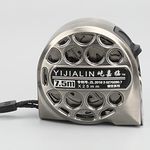 COMBR Hollow Tape Measure Carpentry Ruler Retractable Stainless Steel Tape Measure 7.5 Meters