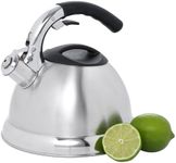 Creative Home 72222 Avalon Stainless Steel Whistling Tea Kettle, 3-Quart