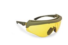 BERTONI Shooting Glasses Shatterproof and Antifog Lens - Adjustable Lens' Angle - AF869 Tactical Safety Protective Glasses (Yellow Anti-Fog)