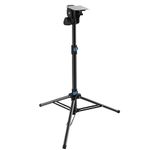 Chetty PS1 Octapad stand: Single heavy duty tripod stand with sturdy base, detachable plate,Snaplock technology, Multi-angle adjustment, Tool-free assembly.