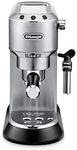 DeLonghi America, Inc EC685M Dedica Deluxe Automatic Espresso Machine, Stainless Steel, 1300 W, 35 Ounces, Silver