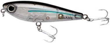 Bomber Lures Saltwater Grade Badonk-A-Donk Low Pitch - Silver Mullet - 3 1/2in, 1/2 oz, Low Pitch, (BSWDTL3341)