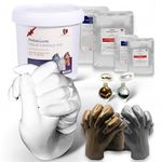 Hand Casting Kit / Hand Moulding kit for Couples Gift Set with Paints and Practice Kit. Wedding Gifts For Bride and Groom,Couples Gifts for Her and Him,Baby Gifts, craft kits for Adults & Children