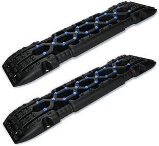 2PCS Recovery Boards, 41.1" X 11.4" Traction Boards, Easy to Store and Carry, Upgraded Traction Board for Snow, Mountain, Mud and Other Complex Terrain, Blue Non-Slip Design