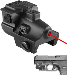QR-Laser Red Laser Sight Ultra Compact Tactical Pistol Laser Sight Shockproof Rechargeable Red Dot Sight for Pistols and Rifles with Picatinny Rail
