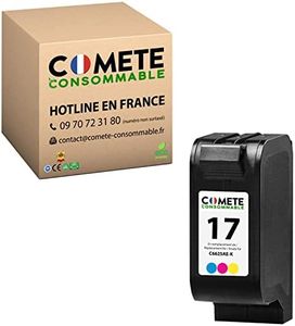 COMETE, Marca Francesa - 17-1 Cartucho de Tinta Compatible con HP 17 Color C6625AE para impresoras HP DESKJET 816C 817C 825C 825CVR 840C 840 Series 841C 842C 843C 845C 845CVR - 1 Color