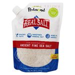 REDMOND Real Sea Salt - Natural Unrefined Organic Gluten Free Fine, 26 ounce pouch (1 Pack)