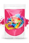 MARBLERS Mica Powder Colourant [Hot Pink] 3oz (85g) | Cosmetic Grade | Epoxy Resin Pigment | Dye | Non-Toxic, Vegan, Cruelty-Free | Lip Gloss, Nails, Body Butter | Bath Bomb, Candle & Soap Making