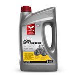 TRIAX Agra UTTO Supreme Tractor HTF Full Synthetic, Universal Hydraulic Transmission Fluid and Wet Brake Oil, All Season, Replaces 99% of OEM Tractor Fluids, Arctic Grade -52 F Cold Flow (1 Gallon)