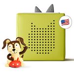 Toniebox Audio Player Starter Set with Playtime Puppy - Listen, Learn, and Play with One Huggable Little Box - Green, 3 Years and up