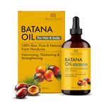 Botanic Hearth Raw Batana Oil for Hair Care | 100% Pure & Unrefined Oil from Honduras | For Thicker, Stronger Hair 2 fl oz